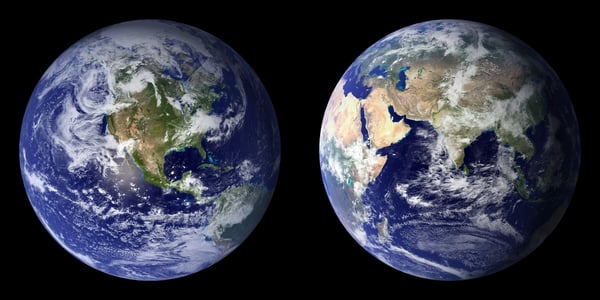 Jumeaux numériques planète Terre