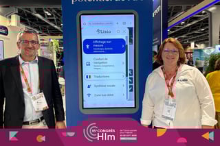 Nicolas Demeuzoy et Cyrielle Lelorain au congrès HLM 2025